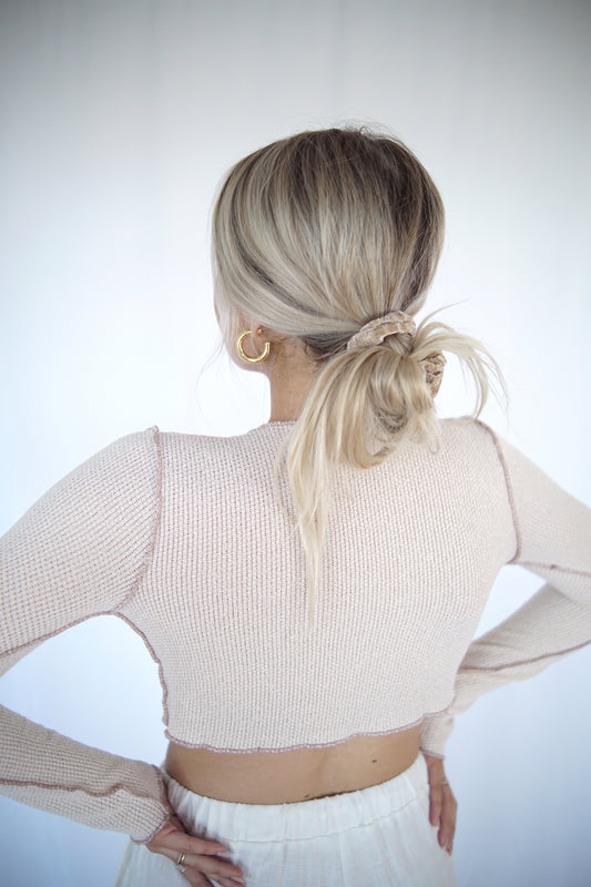 Ana Crop Tie Top