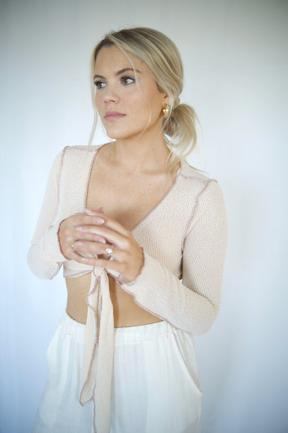 Ana Crop Tie Top